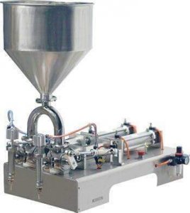 ماكينة تعبئة السوائل اللزجة والسوائل العاديه النصف اتوماتك