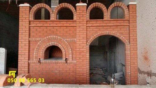 ديكورات شوايات الطوب, شوايات المطاعم