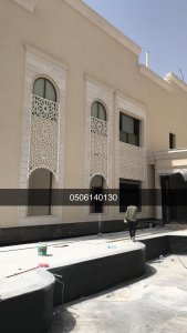 تنفيذ اعمال الديكورات الخارجية والجي ار سي