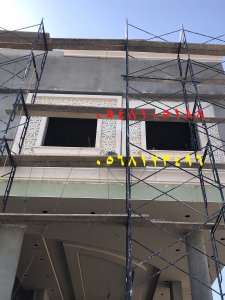 ديكورات خارجيه اسمنتية وجي ار سي.