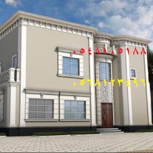 ديكورات خارجيه اسمنتية وجي ار سي.