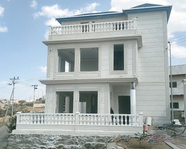 ديكورات خارجيه اسمنتية وجي ار سي.