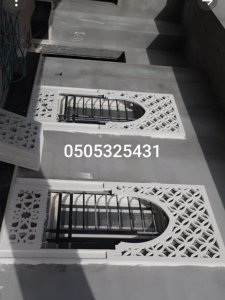 تنفيذ اعمال الديكورات الخارجية والجي ار سي