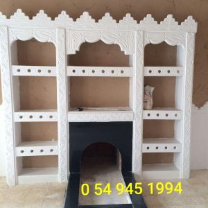 ديكورات عامة ـ بناء ـ مجالس خارجية وتراثية ـ مشبات ـ شوايات ـ شلالات ـ  افران