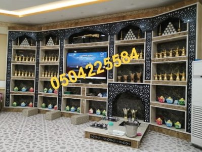 صور مشبات رخام, جلسات خارجيه مميزة ,ديكورات مشبات,فرن بيتزا