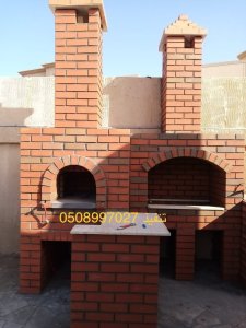 بناء فرن حجري فرن بيتزا فرن معجنات تركيب شواية مطعم