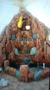 مشبات شلالات ومجالس تراث وافران قرميد