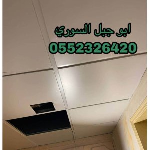 اسقف مستعارة شرائح اللمنيوم الراكة