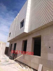 تركيب حجر , ديكور واجهات