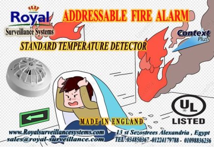 حساس دخان الحريق Addressable اعتماد امريكي