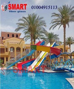 مصنع العاب مائية اكوا بارك فيبر جلاس