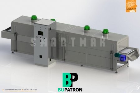 نفق تسخين و تعقيم التمور بالحرارة