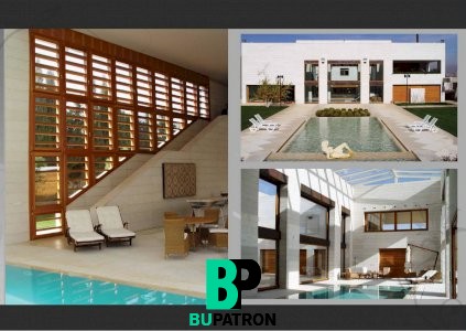 ديكورات خارجية للفلل والقصور تصميم عصرية وكلاسيكية