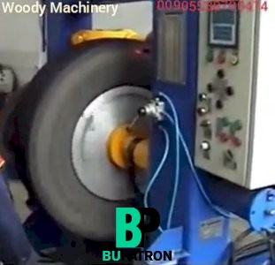 المرحلة الاخيرة من خط اعادة تجديد اطارات السيارات