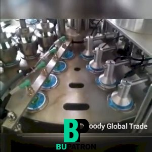  آلة تعبئة السوائل داخل أكواب واغلاقها بالفوليو