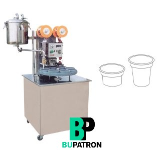 ماكينة ( تعبئة + غلق ) الاكواب روتارى – نصف اوتوماتيك