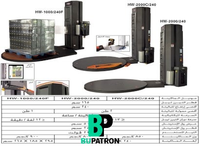 ماكينة تغليف باليتات بالإستريتش – اوتوماتيك