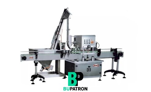 ماكينة غلق (تثبيت وتركيب) الأغطية المعدنية على العبوات الزجاجية – تويست أوف – لينير