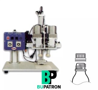 ماكينة غلق الأغطية الحلزونية – نصف أوتوماتيك – نيوماتيك