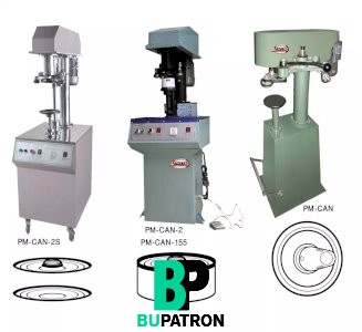 ماكينات غلق الأغطية الصفيح على العبوات الدائرية – نصف اوتوماتيك