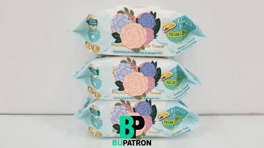 منتجات منديل معطر وحفاضات اطفال